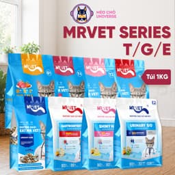 Hạt cho mèo MRVET T/G/E - Hỗ trợ tiết niệu, Bổ sung Omega-3, Mượt lông, Dễ tiêu hoá-Méo Chò Uni 1