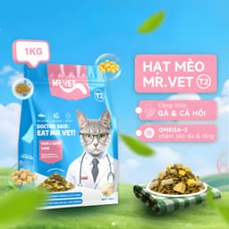 Hạt cho mèo MRVET T/G/E - Hỗ trợ tiết niệu, Bổ sung Omega-3, Mượt lông, Dễ tiêu hoá-Méo Chò Uni 5