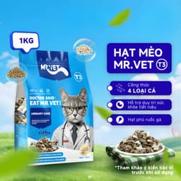 Hạt cho mèo MRVET T/G/E - Hỗ trợ tiết niệu, Bổ sung Omega-3, Mượt lông, Dễ tiêu hoá-Méo Chò Uni 4