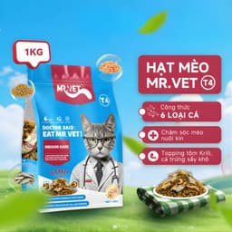 Hạt cho mèo MRVET T/G/E - Hỗ trợ tiết niệu, Bổ sung Omega-3, Mượt lông, Dễ tiêu hoá-Méo Chò Uni 3