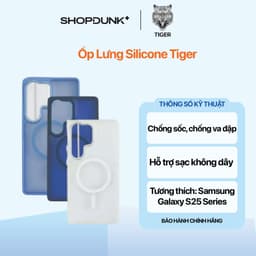 Ốp Lưng Silicone Tiger dành cho Samsung Galaxy A06 / A16 / S25 / S25 Plus / S25 Ultra 1