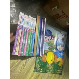 (+pk) Combo 16q vở lớp học mật ngữ + candy bok kèm phụ kiện 1