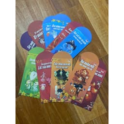 (+pk) Combo 16q vở lớp học mật ngữ + candy bok kèm phụ kiện 2
