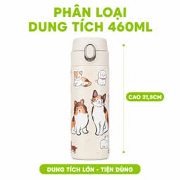 Bình Giữ Nhiệt Hokori Inox 304 Giữ Nóng Lạnh 2 Lớp GD336 - Bình Nước Giữ Nhiệt Hokori Đi Du Lịch 9