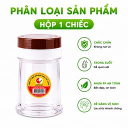 Lọ Đựng Tăm 2966 Việt Nhật Nhựa Trong Có Nắp Đậy Vệ Sinh Chống Bụi Bẩn GD337 8