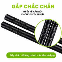 Bộ 10 Đôi Đũa Nhựa Việt Nhật Chịu Nhiệt Tốt GD339 - Đũa Nhựa ABS Việt Nhật 24cm Độ Bền Cao 5