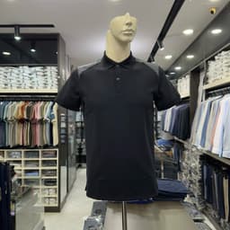 Áo polo nam Owen màu xanh trắng kẻ ngang body fit APV262060 6