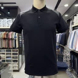 Áo polo nam Owen màu xanh trắng kẻ ngang body fit APV262060 4