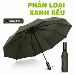 Ô Dù Che Nắng Mưa 2 Lớp 12 Nan Chống Tia UV GD324 - Ô Che Mưa Tự Bật Gấp Gọn Đóng Mở 2 Chiều 9