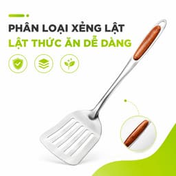 Muỗng Múc Canh Inox Cán Nhựa Chống Nóng GD317 - Muôi Thủng Inox Ăn Lẩu Cán Nhựa Chống Nóng GD318 9