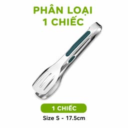 Cây Kẹp Gắp Thức Ăn Chống Nóng Lót Cao Su GD316 - Dụng Cụ Gắp Đồ Nướng Chống Nóng Inox Không Gỉ 7