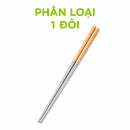 Đũa Xào Nấu Thức Ăn Inox Cán Gỗ Rãnh Chống Trượt GD312 - Đũa Nấu Ăn Cán Gỗ Chống Nóng Cao Cấp 8