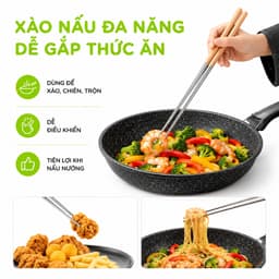 Đũa Xào Nấu Thức Ăn Inox Cán Gỗ Rãnh Chống Trượt GD312 - Đũa Nấu Ăn Cán Gỗ Chống Nóng Cao Cấp 3