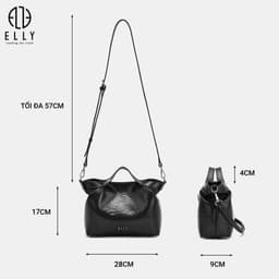 [Tặng hộp 20.10] Túi xách nữ ELLY EL420 túi đeo chéo đeo vai xách tay da tổng hợp thời trang cao cấp 4