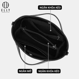 [Tặng hộp 20.10] Túi xách nữ ELLY EL420 túi đeo chéo đeo vai xách tay da tổng hợp thời trang cao cấp 6