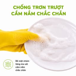 Găng Tay Cao Su Gia Dụng Chống Thấm, Không Rách GD305 - Găng Tay Rửa Bát Cao Su Cầu Vồng Chống Nước 4