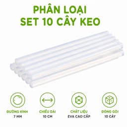 Máy Bắn Keo Nến Silicon Cầm Tay 20W Nóng Nhanh GD303 - Súng Bắn Keo Silicon Nóng Chảy Nhỏ Gọn 9