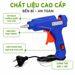 Máy Bắn Keo Nến Silicon Cầm Tay 20W Nóng Nhanh GD303 - Súng Bắn Keo Silicon Nóng Chảy Nhỏ Gọn 7