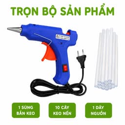 Máy Bắn Keo Nến Silicon Cầm Tay 20W Nóng Nhanh GD303 - Súng Bắn Keo Silicon Nóng Chảy Nhỏ Gọn 2