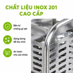 Giá Đụng Đũa Thìa Inox Đa Năng Kèm Khay Hứng Nước GD300 - Giá Inox Để Dao Kéo Khay Để Thớt Inox 7