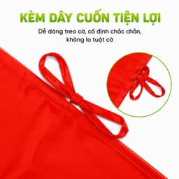 Lá Cờ Quốc Kỳ Việt Nam Lễ Tết Đại Hội 80x120cm GD299 - Cờ Tổ Quốc Gia Đình Treo Tường Diễu Hành 3