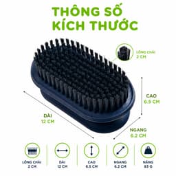 Bàn Chải Quần Áo Giày Dép Có Tay Cầm GD294 - Bàn Chải Cọ Chà Sàn Nhà Phòng Tắm Đa Năng 7