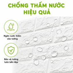 Xốp Dán Tường Giả Gạch 3D Đủ Màu 70cm x 77cm GD291 - Tấm Xốp Dán Tường Chổng Thấm Cách Nhiệt 6