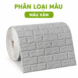 Xốp Dán Tường Giả Gạch 3D Đủ Màu 70cm x 77cm GD291 - Tấm Xốp Dán Tường Chổng Thấm Cách Nhiệt 7