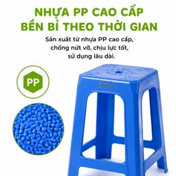 2 Ghế Đẩu Cao Gia Đình Nhựa 2145 Việt Nhật Cao Cấp Chắc Chắn Bền Đẹp Chịu Lực Tốt GD276 6