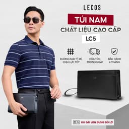 Túi Clutch Da Nam LECOS LC5 Phong Cách Công Sở Cao Cấp 1