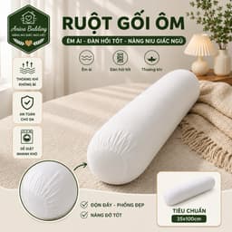Bộ gối ôm và gối nằm gòn Minh Hằng Aniva Home, thiết kế tiện lợi, êm ái, nâng đỡ cơ thể 5