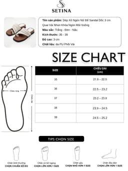 Dép Xỏ Ngón Nữ Đế Bằng 3cm SETINA Quai Xếp Li Vải Nhún Khóa Ngón Mũi Vuông Sandal Cao Gót Mùa Hè Khóa Kim Loại DXN88 3