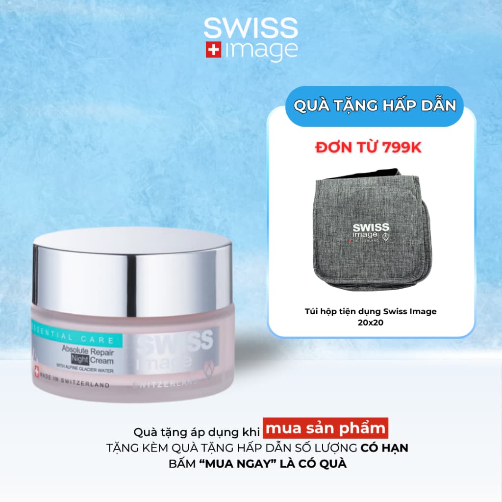 [ Chính Hãng ]Kem Dưỡng Ẩm  Swiss Image Absolute Repair Night Cream 50ml tiemcohaii