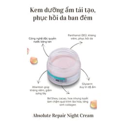[ Chính Hãng ]Kem Dưỡng Ẩm  Swiss Image Absolute Repair Night Cream 50ml tiemcohaii 3