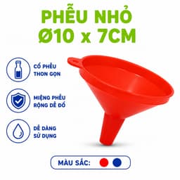 Phễu Nhựa Đa Năng PP Cao Cấp Rót Chất Lỏng Chống Tràn Thiết Kế Miệng Rộng Chiết Rót Dầu Ăn GD275 8