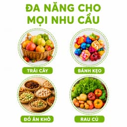 Khay Nhựa Việt Nhật Giả Mây Đựng Trái Cây, Bánh Kẹo GD346 - Mâm Nhựa Tròn Giả Mây Trang Trí Bàn Ăn 3