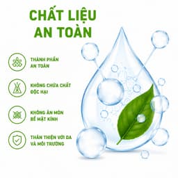Nước Lau Kính Gift Chống Bám Bụi, Làm Sạch Kính Cửa GD347 - Nước Lau Kính Gift Pro Chống Mờ Sương 7