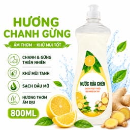 Nước Rửa Chén Gift Đánh Bay Dầu Mỡ Hiệu Quả GD348 - Dung Dịch Rửa Chén Loại Bỏ Dầu Mỡ Nhanh Chóng 8