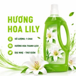 Nước Lau Sàn Gift Hương Thiên Nhiên Lưu Hương Lâu GD350 - Dung Dịch Lau Sàn Gift Khử Mùi Hiệu Quả 7