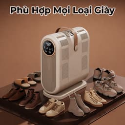 Máy Sấy Giày Thông Minh 4 Ống Khí Tia UV Khử Khuẩn Sấy Nhanh Thêm Tinh Dầu Khử Mùi Luôn Khô Sạch 8