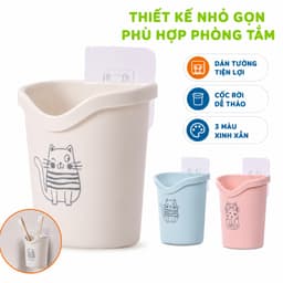 Cốc Đựng Bàn Chải Dán Tường Việt Nhật, Giá Treo Bàn Chải Đánh Răng Nhà Tắm GD270 2