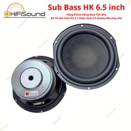 Loa Sub Bass HK NEW 6.5 inch 3omh 100W Hàng chuẩn hãng tồn kho chất lượng cực kì tốt phù hợp làm loa xách tay 1
