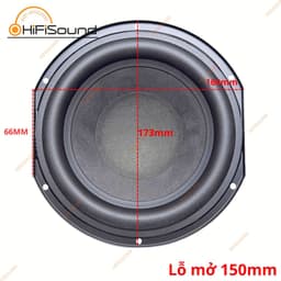 Loa Sub Bass HK NEW 6.5 inch 3omh 100W Hàng chuẩn hãng tồn kho chất lượng cực kì tốt phù hợp làm loa xách tay 2