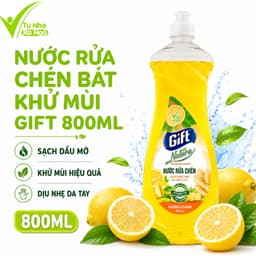 Nước Rửa Chén Gift Đánh Bay Dầu Mỡ Hiệu Quả GD348 - Dung Dịch Rửa Chén Loại Bỏ Dầu Mỡ Nhanh Chóng 1
