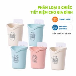 Cốc Đựng Bàn Chải Dán Tường Việt Nhật, Giá Treo Bàn Chải Đánh Răng Nhà Tắm GD270 9