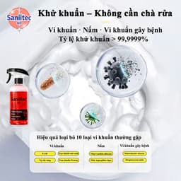 Dung Dịch Xịt Tẩy Rửa Bồn Cầu SANIITEC 500ml – Tẩy Cặn Bẩn, Làm Sạch Toilet, Khử Mùi Hiệu Quả 9