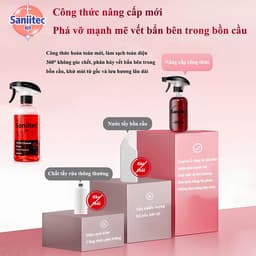 Dung Dịch Xịt Tẩy Rửa Bồn Cầu SANIITEC 500ml – Tẩy Cặn Bẩn, Làm Sạch Toilet, Khử Mùi Hiệu Quả 5