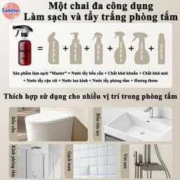 Dung Dịch Xịt Tẩy Rửa Bồn Cầu SANIITEC 500ml – Tẩy Cặn Bẩn, Làm Sạch Toilet, Khử Mùi Hiệu Quả 6