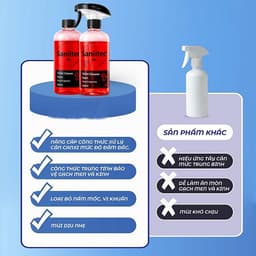 Dung Dịch Xịt Tẩy Rửa Bồn Cầu SANIITEC 500ml – Tẩy Cặn Bẩn, Làm Sạch Toilet, Khử Mùi Hiệu Quả 2