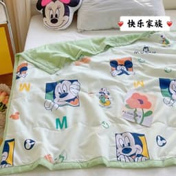 [Top Value] Chăn Trẻ Em Cotton Đũi Disney Cho Bé, Chăn Disney Cho Bé Đi Học Kích Thước 1m1x1m5 5